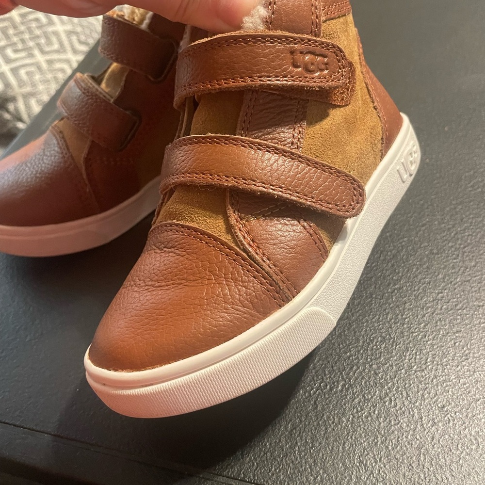 UGG Brown and Tan Kids boots